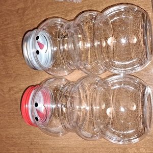 Christmas snowman containers